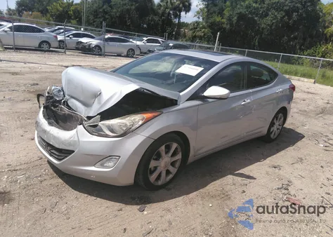 2013 Hyundai Elantra Limited from USA, damaged, VIN 5NPDH4AE7DH168660